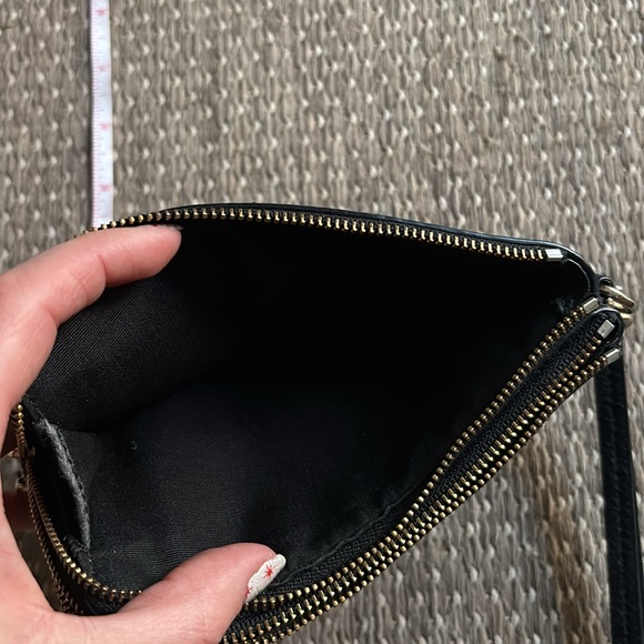 Coach wristlet - black leather - Picture 4 of 4